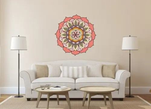 Adesivo de Parede Mandala 60cm