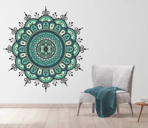 Adesivo de Parede Mandala de 120cm - Adesivo Mandala