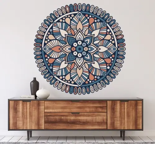 Adesivo de Parede Mandala de 120cm - Adesivo Mandala