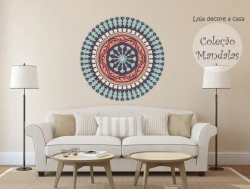 Adesivo de Parede Mandala 60cm