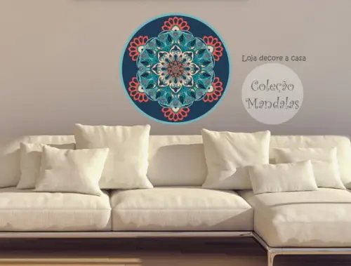 Adesivo de Parede Mandala 60cm