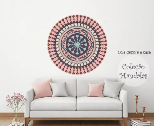 Adesivo de Parede Mandala 60cm