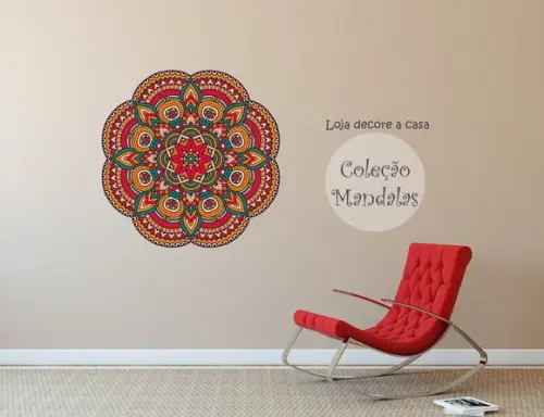 Adesivo de Parede Mandala 60cm