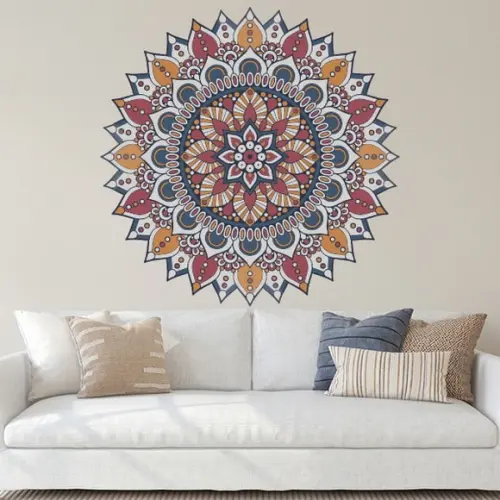 Adesivo de Parede Mandala de 120cm - Adesivo Mandala