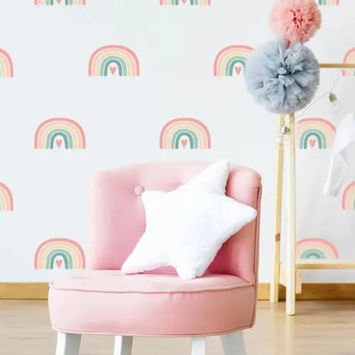 Adesivo de Parede Mini Arco Íris