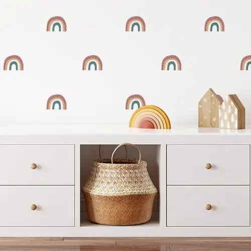 Adesivo de Parede Mini Arco Íris - Adesivo Arco-íris Boho