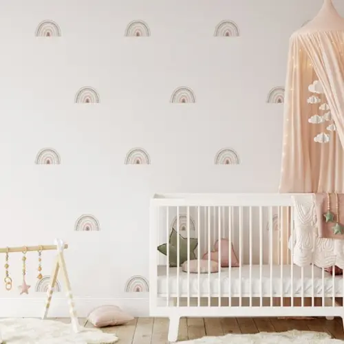Adesivo de Parede Mini Arco Íris - Mini Arco Íris