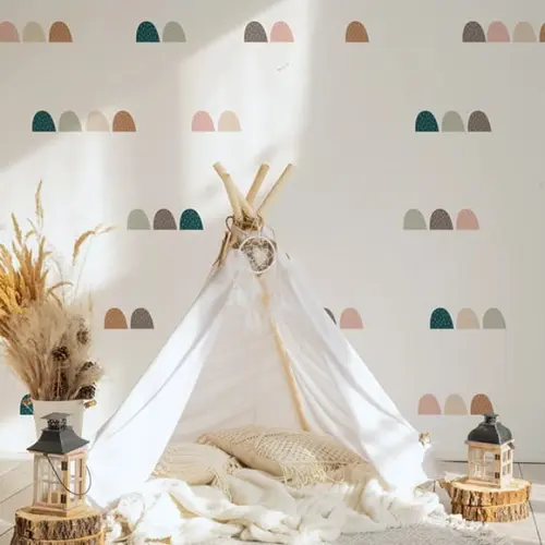 Adesivo de Parede Mini Montanhas Nórdicas - Adesivo Boho