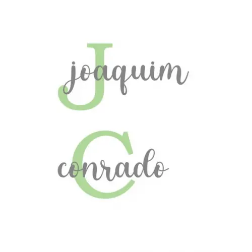 Adesivo de parede nomes