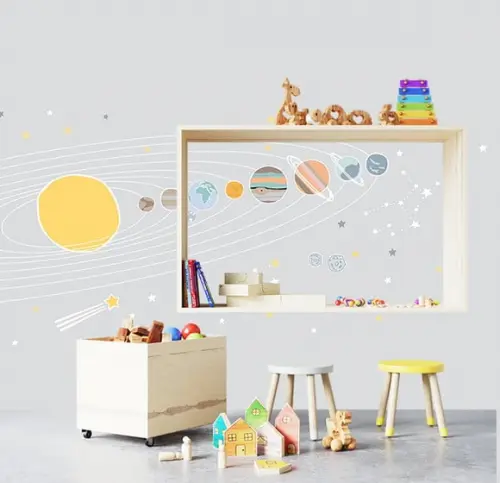 Adesivo de Parede Sistema Solar - Sistema Solar