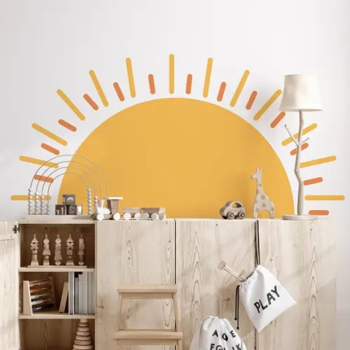 Adesivo de Parede Sol - Adesivo Sol