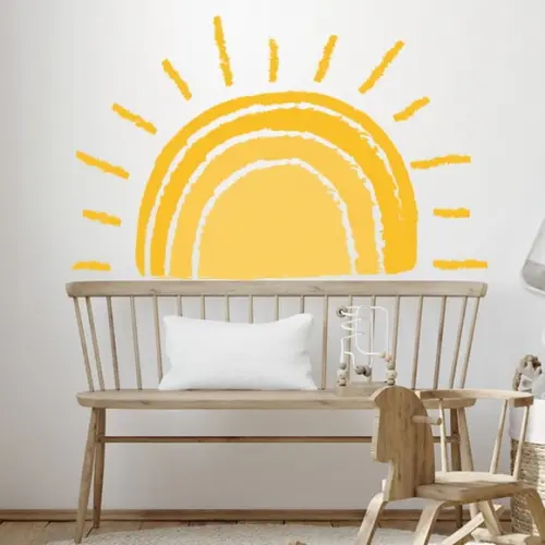Adesivo de Parede Sol Boho - Adesivo Sol Boho