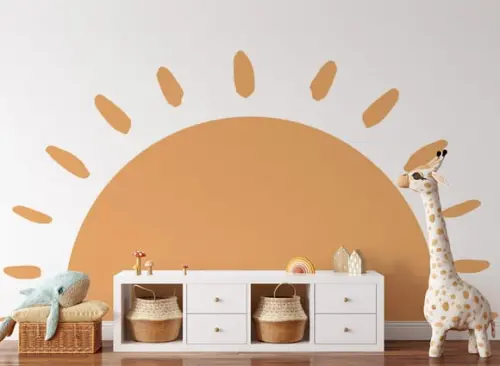 Adesivo de Parede Sol Grande - Adesivo Sol Boho