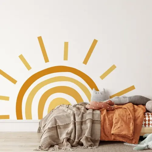 Adesivo de Parede Sol para Quarto Infantil