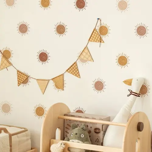 Adesivo de Parede Solzinhos Boho - Adesivo de Parede Sol