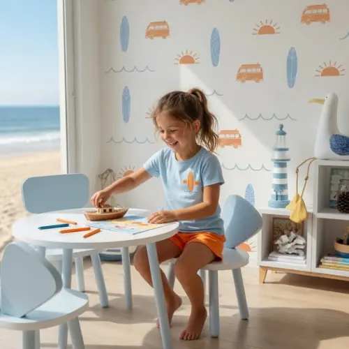 Adesivo de Parede Surf - Quarto de Menina