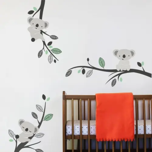 Adesivo de Parede Ursinhos Koala