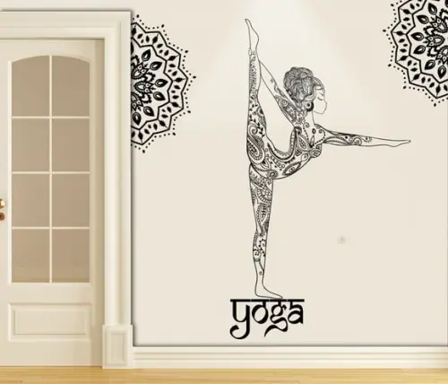 Adesivo de Parede Yoga