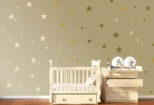 Adesivo Estrelas Douradas