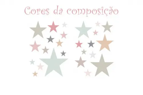 Adesivo estrelas E-1