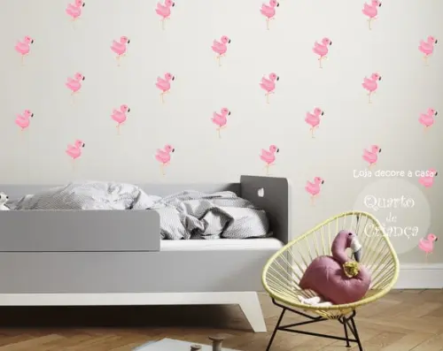 Adesivo flamingos
