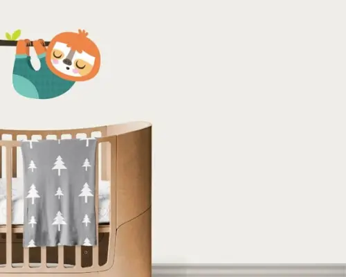 Adesivo infantil bicho preguiça