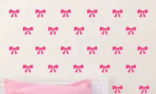 adesivo lacinhos pink frete grátis