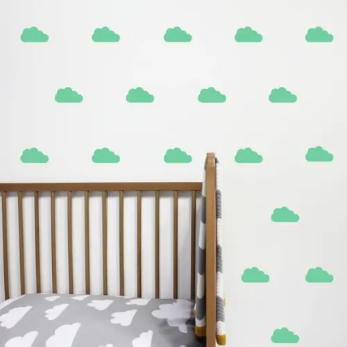 Adesivo Nuvens Verdes