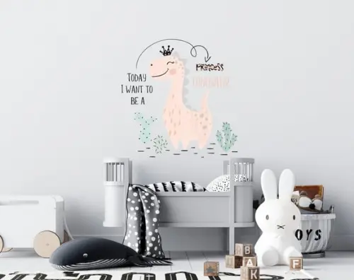Adesivo Princesa Dinossauro