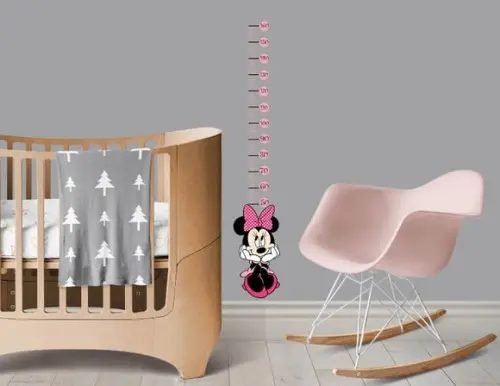 Adesivo régua crescimento minnie