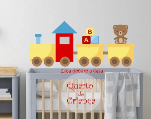 Adesivo trenzinho