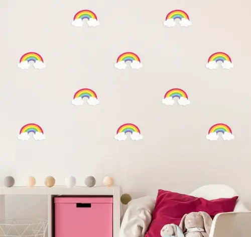 Adesivos de Parede Arco Íris - Adesivos Mini Arco Íris