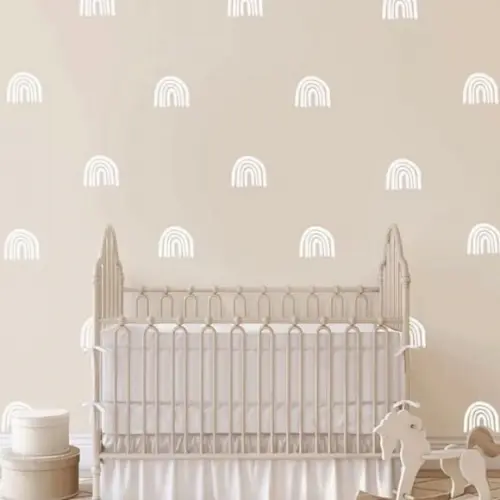 Adesivos de Parede Mini Arco Íris - Adesivo Arco-íris Boho