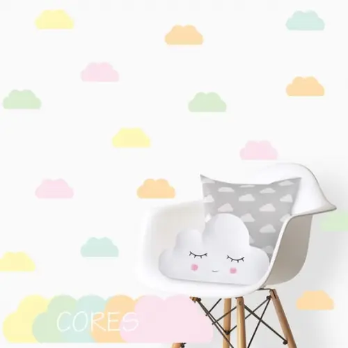 Adesivos de Parede Nuvens - Adesivo Nuvens