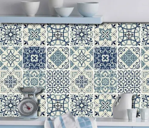 Adesivos para azulejo kit com 16 unidades 15cmx15cm