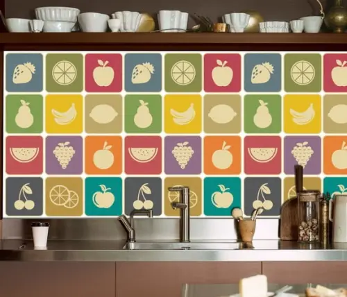 Adesivos para azulejo rolo