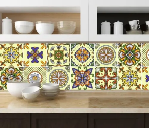 Adesivos para azulejo rolo