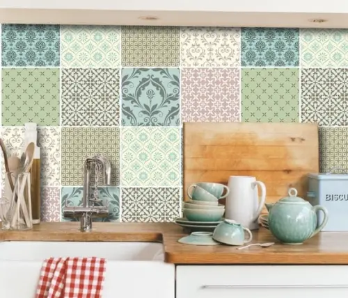Adesivos para azulejo rolo