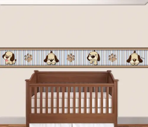 border cachorrinhos 1metro x 16cm