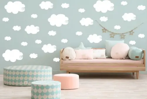 Decoração Infantil para Quarto de Criança Tema Nuvens