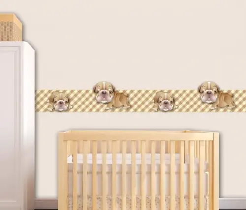 faixa de parede cachorrinho