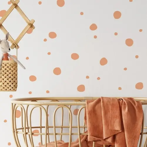 Kit de Adesivo de Parede Bolinhas Irregulares