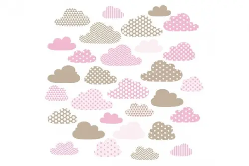 Kit de Adesivos de Parede Nuvens - Adesivo Nuvens