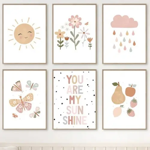 Kit de Quadros Infantis - Quadros Decorativos