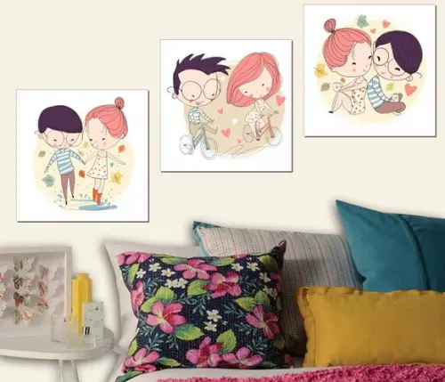 Quadrinhos para Quarto