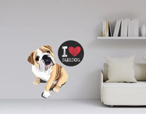 Adesivo cachorro - bulldog