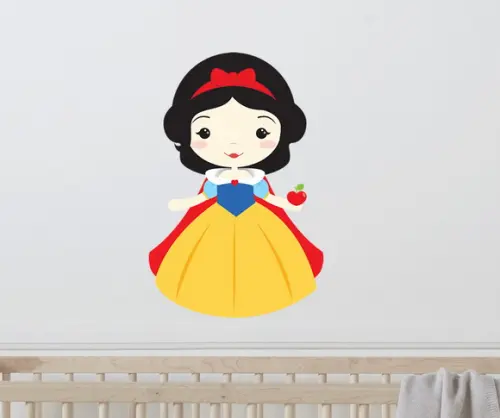 Adesivo de Parede Branca de Neve