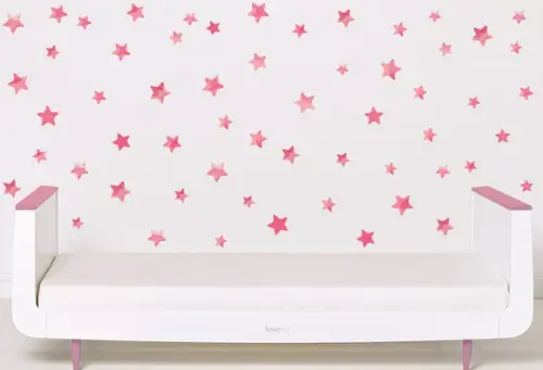 Adesivo de Parede Estrelas (aquarela) Kit com 110 Estrelas