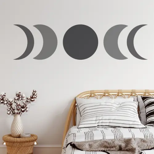Adesivo de Parede Fases da Lua - Adesivos Lua