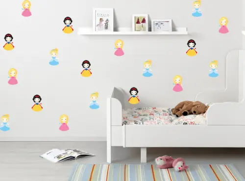 Adesivo de Parede Princesas